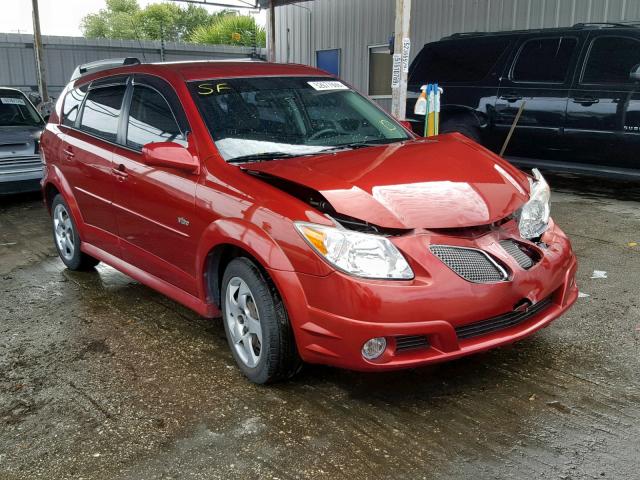 5Y2SL65878Z411002 - 2008 PONTIAC VIBE RED photo 1