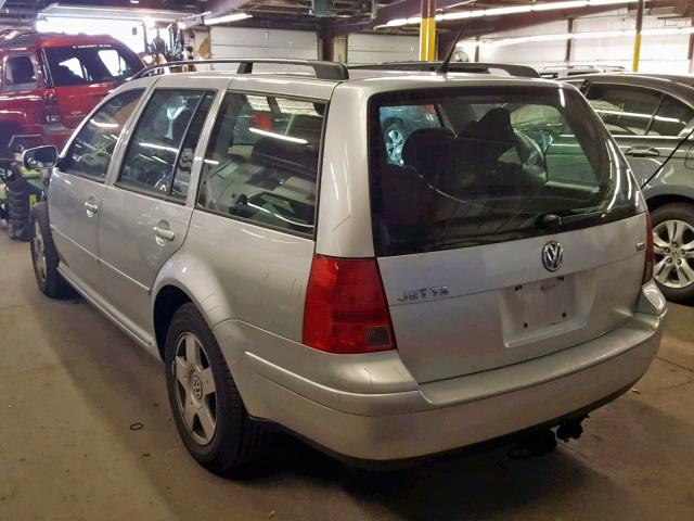 WVWSP61J12W494674 - 2002 VOLKSWAGEN JETTA GLS SILVER photo 3