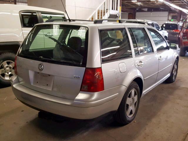 WVWSP61J12W494674 - 2002 VOLKSWAGEN JETTA GLS SILVER photo 4