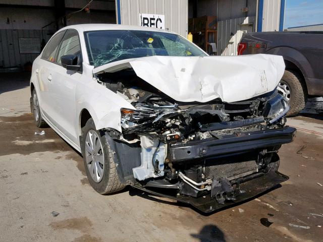 3VW2K7AJXEM289943 - 2014 VOLKSWAGEN JETTA BASE 白色 照片 1