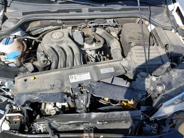 3VW2K7AJXEM289943 - 2014 VOLKSWAGEN JETTA BASE 白色 照片 7