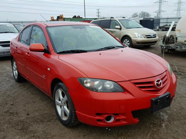 JM1BK323551231294 - 2005 MAZDA 3 S RED photo 1