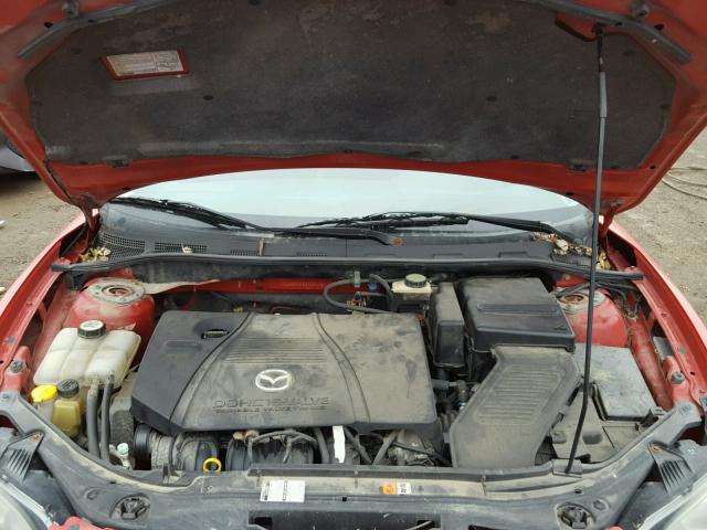 JM1BK323551231294 - 2005 MAZDA 3 S RED photo 7