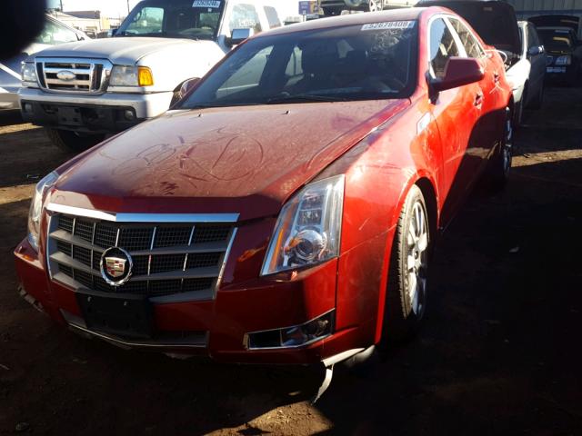 1G6DT57V190115004 - 2009 CADILLAC CTS HI FEA RED photo 2