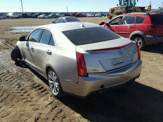 1G6AL5S32D0155741 - 2013 CADILLAC ATS PREMIU BEIGE photo 3