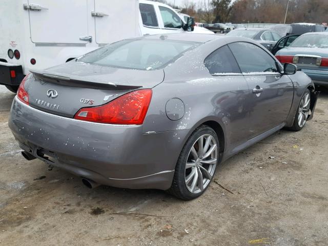 JNKCV64EX8M130636 - 2008 INFINITI G37 BASE CHARCOAL photo 4