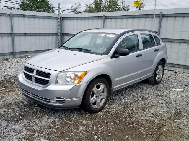 1B3HB28B08D704705 - 2008 DODGE CALIBER SILVER photo 2