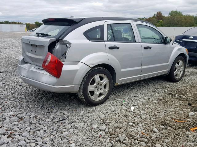 1B3HB28B08D704705 - 2008 DODGE CALIBER SILVER photo 4