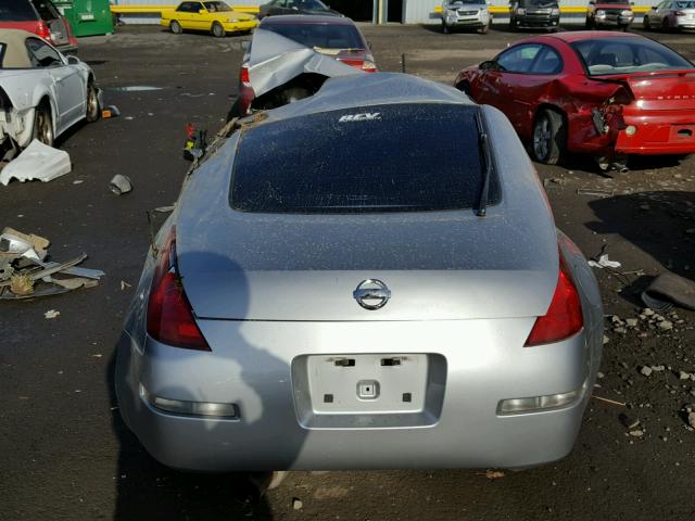 JN1AZ34D95M601645 - 2005 NISSAN 350Z COUPE SILVER photo 6