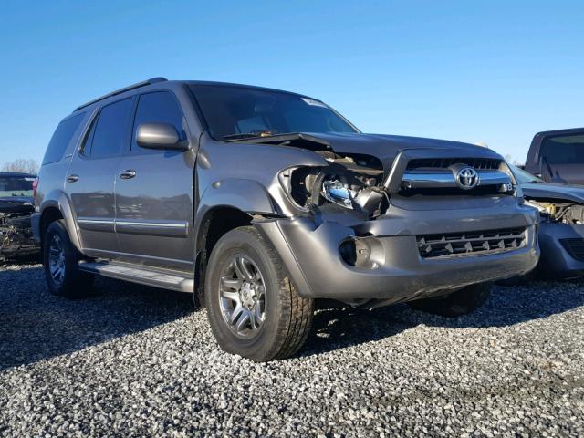 5TDBT48A96S274257 - 2006 TOYOTA SEQUOIA LI GRAY photo 1