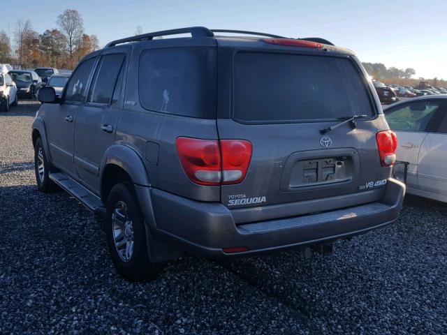 5TDBT48A96S274257 - 2006 TOYOTA SEQUOIA LI GRAY photo 3