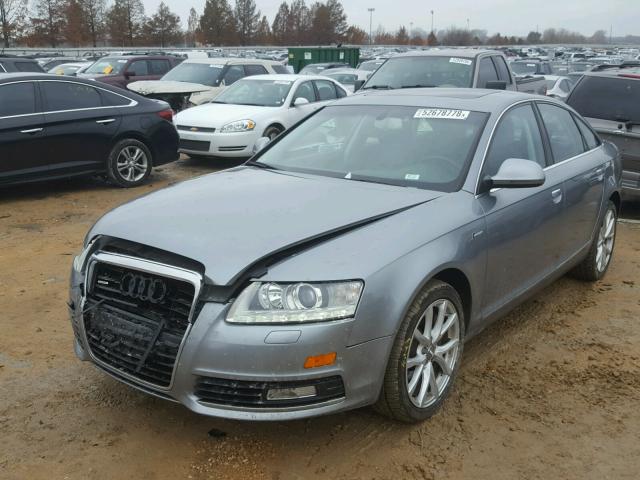 WAUFGAFB2AN051876 - 2010 AUDI A6 PREMIUM GRAY photo 2