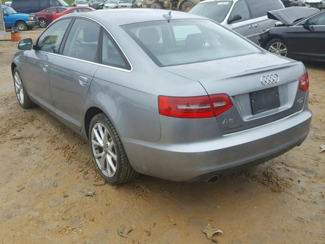 WAUFGAFB2AN051876 - 2010 AUDI A6 PREMIUM GRAY photo 3