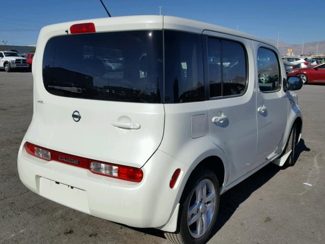 JN8AZ2KR4BT203013 - 2011 NISSAN CUBE BASE WHITE photo 4