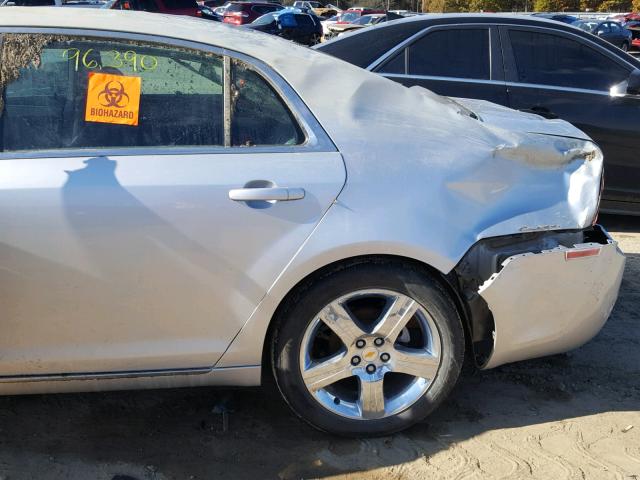 1G1ZH57B49F222564 - 2009 CHEVROLET MALIBU 1LT SILVER photo 10