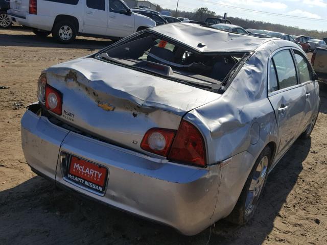 1G1ZH57B49F222564 - 2009 CHEVROLET MALIBU 1LT SILVER photo 4