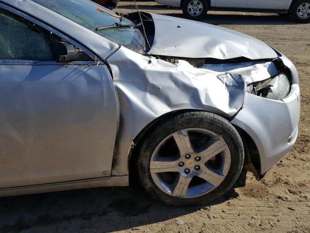 1G1ZH57B49F222564 - 2009 CHEVROLET MALIBU 1LT SILVER photo 9
