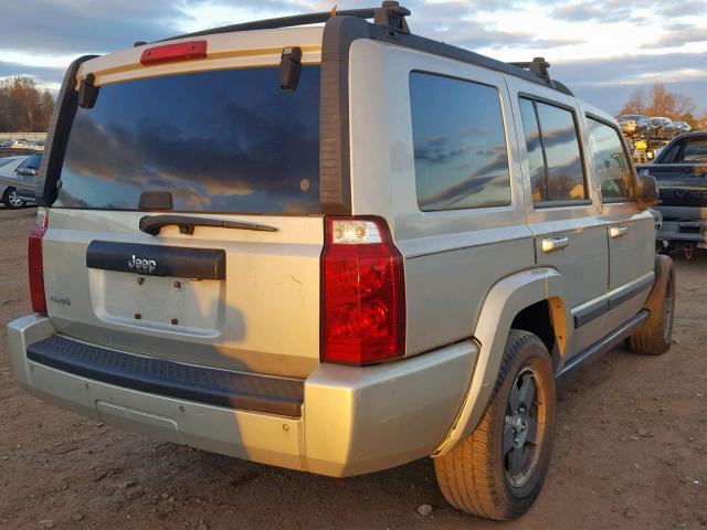 1J8HG48K78C128623 - 2008 JEEP COMMANDER GRAY photo 4
