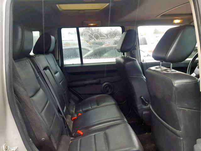 1J8HG48K78C128623 - 2008 JEEP COMMANDER GRAY photo 6