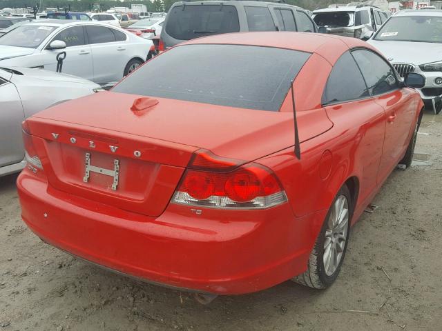 YV1MC67299J077342 - 2009 VOLVO C70 T5 RED photo 4