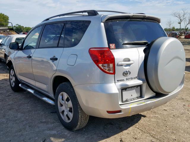 JTMZD33V085091533 - 2008 TOYOTA RAV4 SILVER photo 3