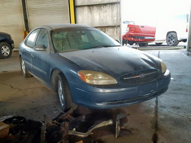 1FAFP55U71G153438 - 2001 FORD TAURUS SES BLUE photo 1