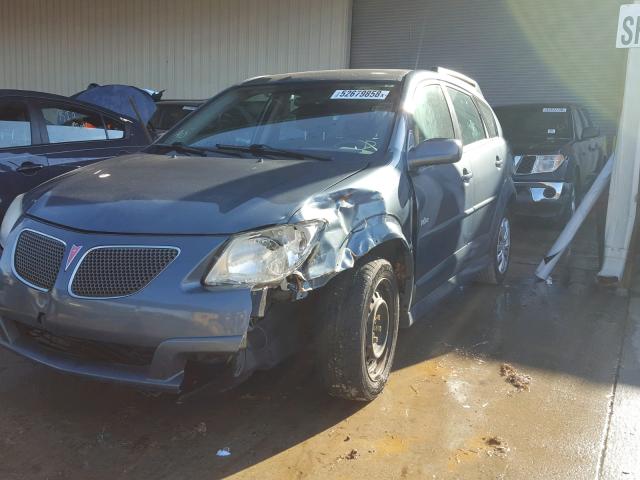 5Y2SL65837Z411173 - 2007 PONTIAC VIBE BLUE photo 2