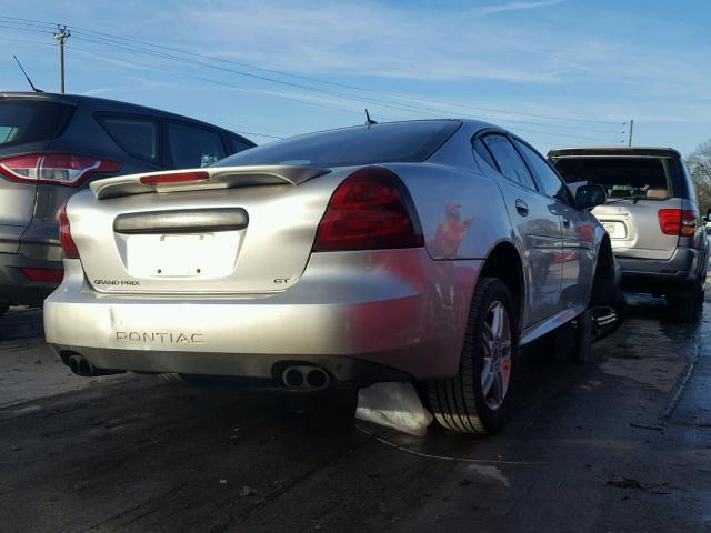 2G2WR554061202802 - 2006 PONTIAC GRAND PRIX SILVER photo 4