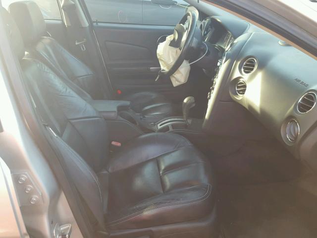 2G2WR554061202802 - 2006 PONTIAC GRAND PRIX SILVER photo 5