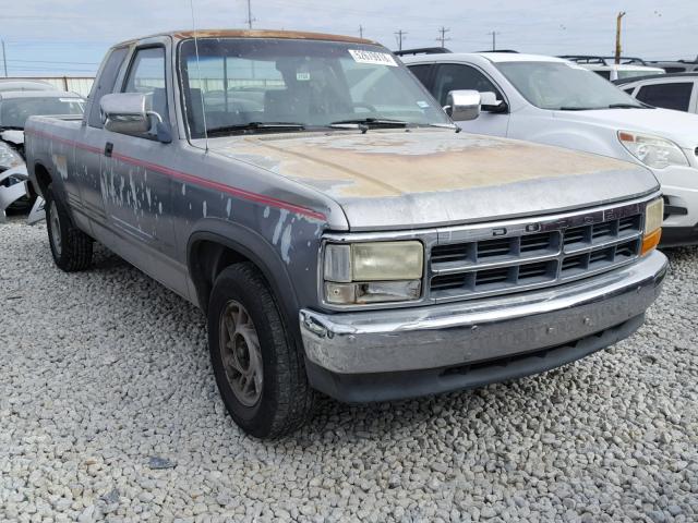 1B7FL23X3NS539729 - 1992 DODGE DAKOTA GRAY photo 1