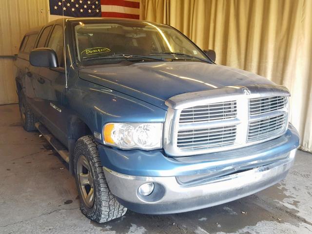 1D7HU18D24J196341 - 2004 DODGE RAM 1500 S BLUE photo 1