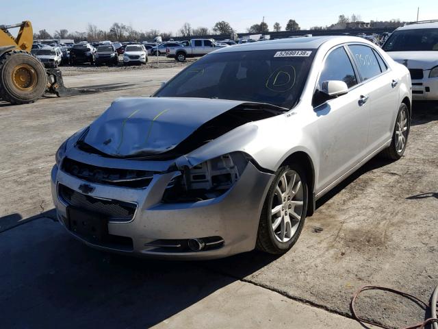 1G1ZG5E75CF132378 - 2012 CHEVROLET MALIBU LTZ ვერცხლისფერი ფოტო 2