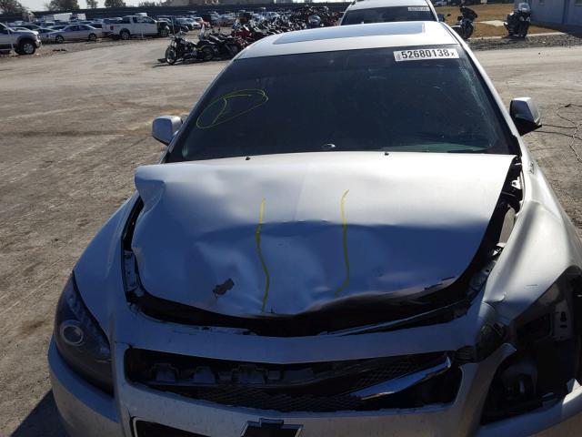 1G1ZG5E75CF132378 - 2012 CHEVROLET MALIBU LTZ ვერცხლისფერი ფოტო 7