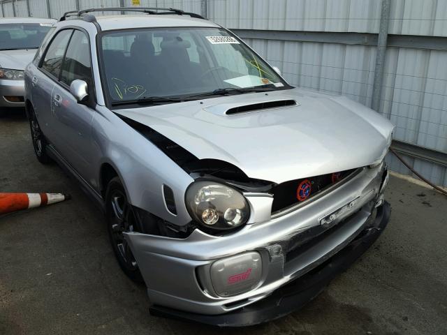 JF1GG29642G818862 - 2002 SUBARU IMPREZA WR SILVER photo 1