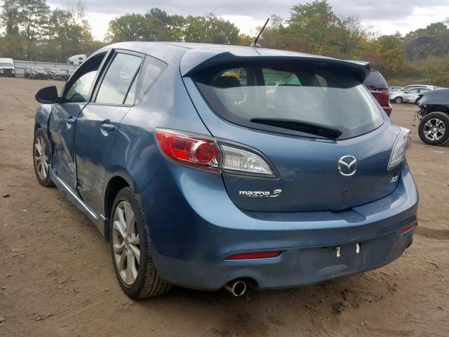 JM1BL1K65B1372213 - 2011 MAZDA 3 S BLUE photo 3