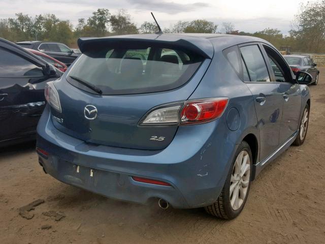 JM1BL1K65B1372213 - 2011 MAZDA 3 S BLUE photo 4