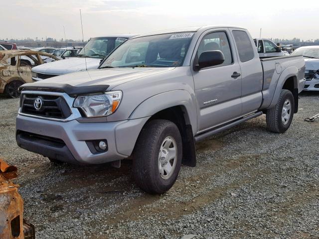 5TFTU4GN8FX080335 - 2015 TOYOTA TACOMA PRE GRAY photo 2