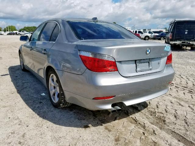 WBANE53576CK82363 - 2006 BMW 525 I SILVER photo 3