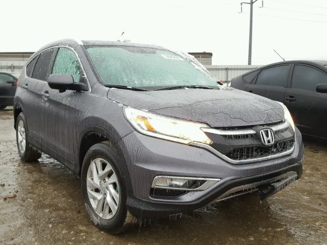 5J6RM4H79GL074749 - 2016 HONDA CR-V EXL GRAY photo 1