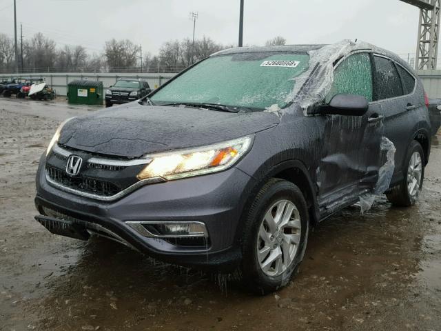 5J6RM4H79GL074749 - 2016 HONDA CR-V EXL GRAY photo 2