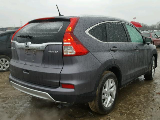 5J6RM4H79GL074749 - 2016 HONDA CR-V EXL GRAY photo 4