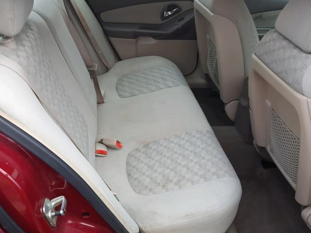 1G1ZT54805F269477 - 2005 CHEVROLET MALIBU LS 勃艮第红 照片 6