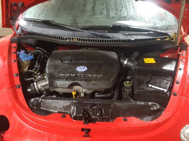 3VWFE21C32M430800 - 2002 VOLKSWAGEN NEW BEETLE 红色 照片 7