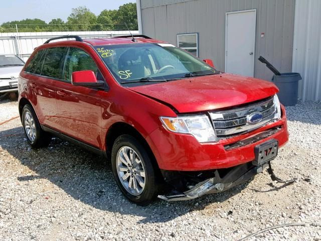 2FMDK3JC1ABB41323 - 2010 FORD EDGE SEL RED photo 1