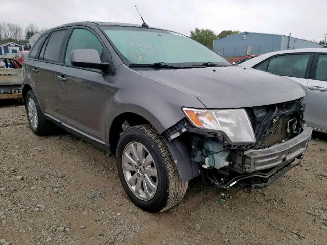 2FMDK4JC1ABB61853 - 2010 FORD EDGE SEL GRAY photo 1