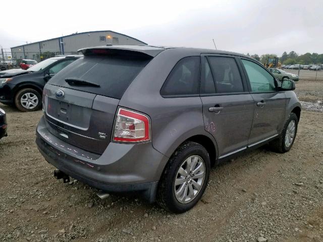 2FMDK4JC1ABB61853 - 2010 FORD EDGE SEL GRAY photo 4