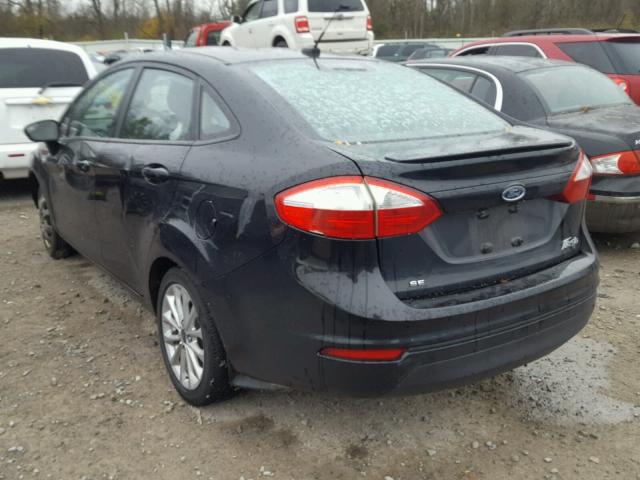 3FADP4BJ7EM148182 - 2014 FORD FIESTA SE BLACK photo 3