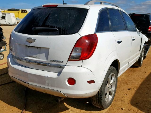 3GNAL3EK3ES627712 - 2014 CHEVROLET CAPTIVA LT WHITE photo 4