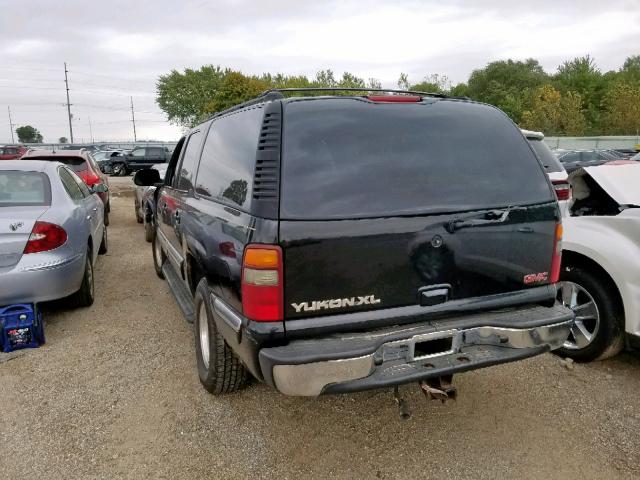 1GKFK16Z92J233814 - 2002 GMC YUKON XL K BLACK photo 3