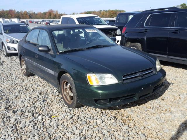 4S3BE635627204395 - 2002 SUBARU LEGACY L GREEN photo 1